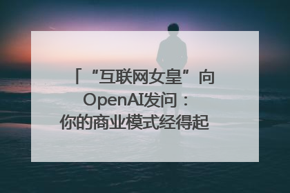 “互联网女皇”向OpenAI发问：你的商业模式经得起价格战考验么？