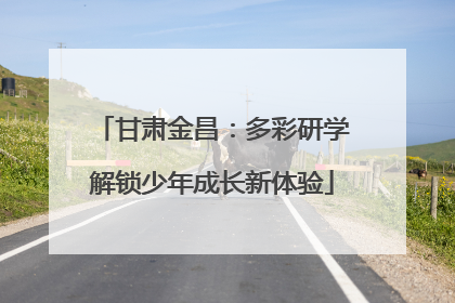甘肃金昌：多彩研学解锁少年成长新体验