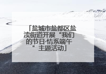 盐城市盐都区盐渎街道开展“我们的节日·情系端午”主题活动