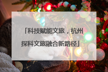 科技赋能文旅，杭州探科文旅融合新路径