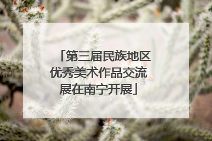 第三届民族地区优秀美术作品交流展在南宁开展