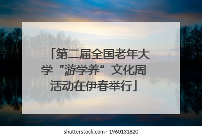 第二届全国老年大学“游学养”文化周活动在伊春举行