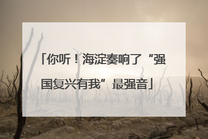 你听！海淀奏响了“强国复兴有我”最强音