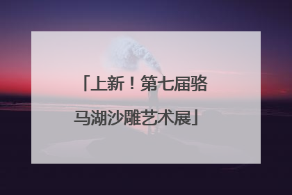 上新！第七届骆马湖沙雕艺术展
