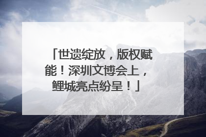 世遗绽放，版权赋能！深圳文博会上，鲤城亮点纷呈！
