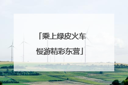 乘上绿皮火车 慢游精彩东营