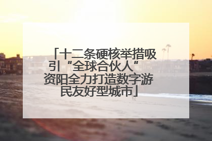十二条硬核举措吸引“全球合伙人” 资阳全力打造数字游民友好型城市