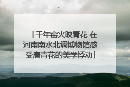 千年窑火映青花 在河南南水北调博物馆感受唐青花的美学悸动