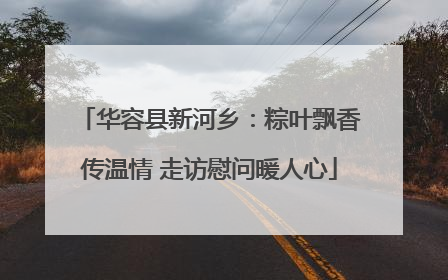 华容县新河乡：粽叶飘香传温情 走访慰问暖人心