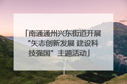 南通通州兴东街道开展“矢志创新发展 建设科技强国”主题活动