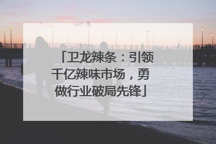 卫龙辣条：引领千亿辣味市场，勇做行业破局先锋