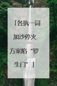 各执一词 加沙停火方案陷“罗生门”