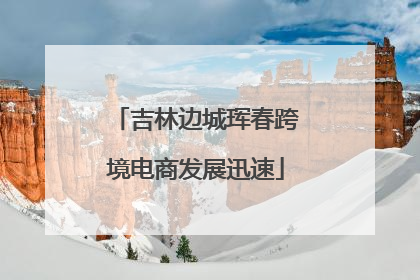 吉林边城珲春跨境电商发展迅速