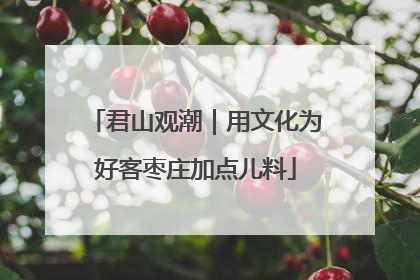 君山观潮｜用文化为好客枣庄加点儿料