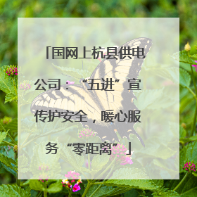 国网上杭县供电公司：“五进”宣传护安全，暖心服务“零距离”