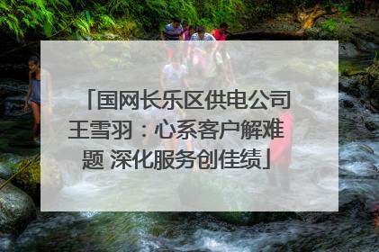 国网长乐区供电公司王雪羽：心系客户解难题 深化服务创佳绩