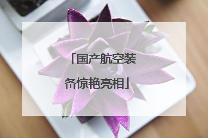国产航空装备惊艳亮相