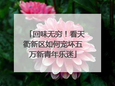回味无穷！看天衢新区如何宠坏五万新青年乐迷