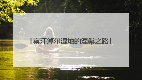 察汗淖尔湿地的涅槃之路