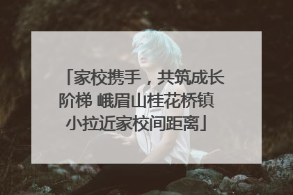 家校携手，共筑成长阶梯 峨眉山桂花桥镇小拉近家校间距离