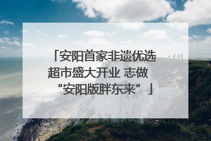 安阳首家非遗优选超市盛大开业 志做“安阳版胖东来”