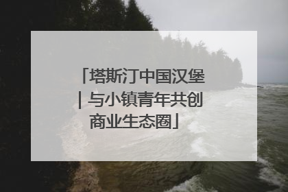 塔斯汀中国汉堡｜与小镇青年共创商业生态圈