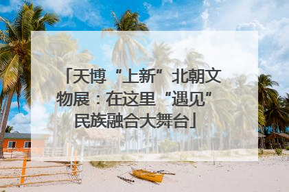 天博“上新”北朝文物展：在这里“遇见”民族融合大舞台