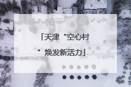 天津“空心村”焕发新活力