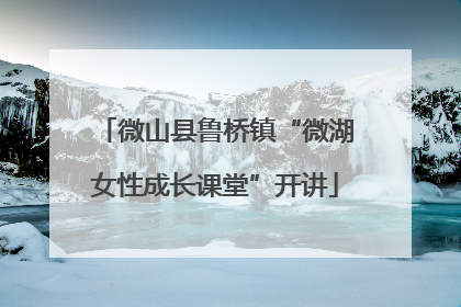 微山县鲁桥镇“微湖女性成长课堂”开讲
