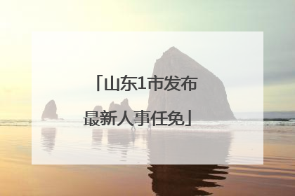山东1市发布最新人事任免