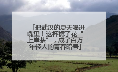 把武汉的夏天喝进嘴里！这杯栀子花“上岸茶”，成了百万年轻人的青春暗号