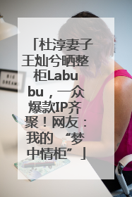 杜淳妻子王灿兮晒整柜Labubu，一众爆款IP齐聚！网友：我的 “梦中情柜”