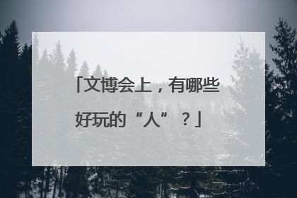 文博会上，有哪些好玩的“人”？
