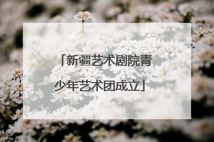 新疆艺术剧院青少年艺术团成立