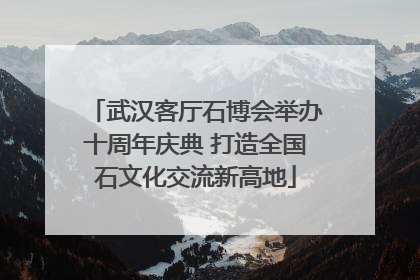 武汉客厅石博会举办十周年庆典 打造全国石文化交流新高地