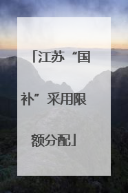 江苏“国补”采用限额分配