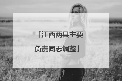 江西两县主要负责同志调整