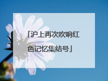 沪上再次吹响红色记忆集结号