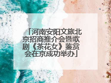 河南安阳文旅北京招商推介会暨歌剧《茶花女》鉴赏会在京成功举办