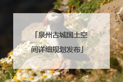 泉州古城国土空间详细规划发布