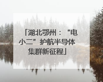 湖北鄂州：“电小二”护航半导体集群新征程