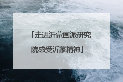 走进沂蒙画派研究院感受沂蒙精神