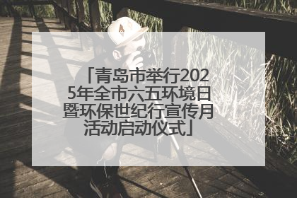 青岛市举行2025年全市六五环境日暨环保世纪行宣传月活动启动仪式