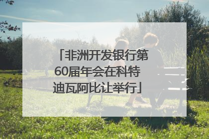 非洲开发银行第60届年会在科特迪瓦阿比让举行