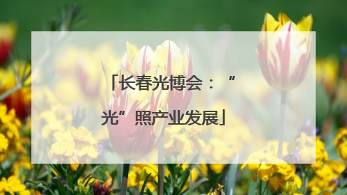 长春光博会：“光”照产业发展