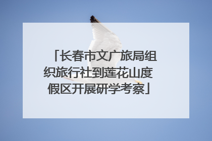 长春市文广旅局组织旅行社到莲花山度假区开展研学考察