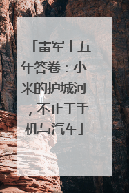 雷军十五年答卷：小米的护城河，不止于手机与汽车