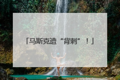 马斯克遭“背刺”！