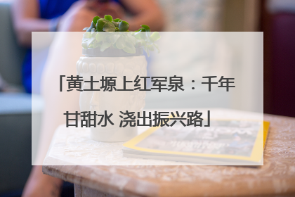 黄土塬上红军泉：千年甘甜水 浇出振兴路