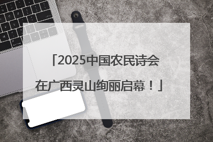2025中国农民诗会在广西灵山绚丽启幕！